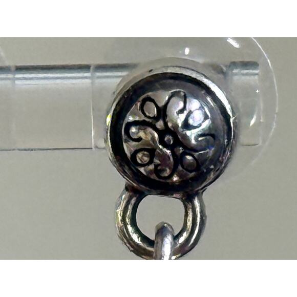 Brighton Mixed Metal Scroll Earrings Penelope Design - Picture 3 of 4